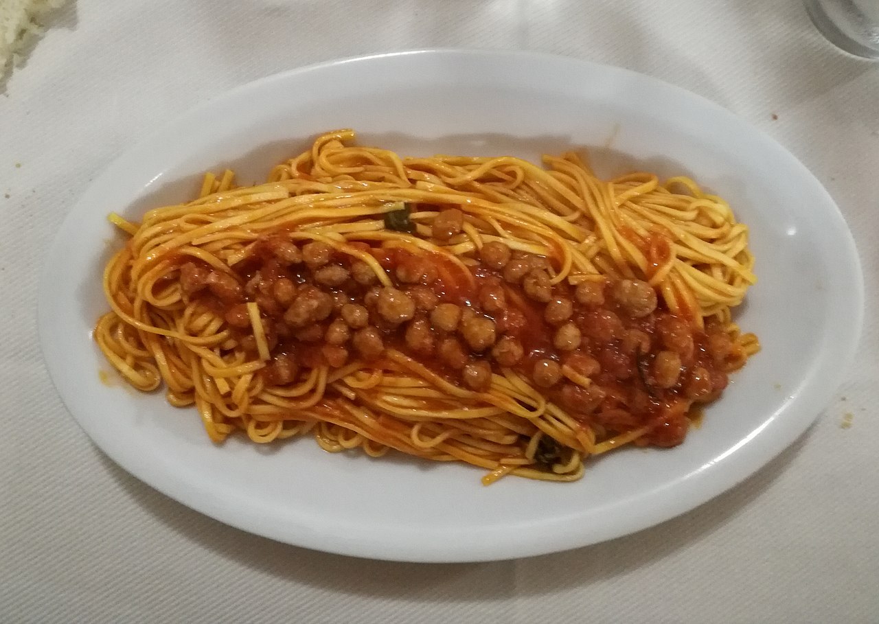 Spaghetti alla chitarra con pallottine